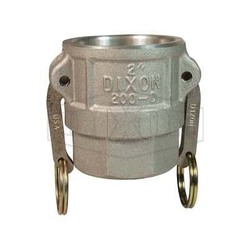 Dixon® 50-D-AL Type D Cam and Groove Coupler, 1/2 in Nominal, Female Coupler x FNPT End Style, Aluminum