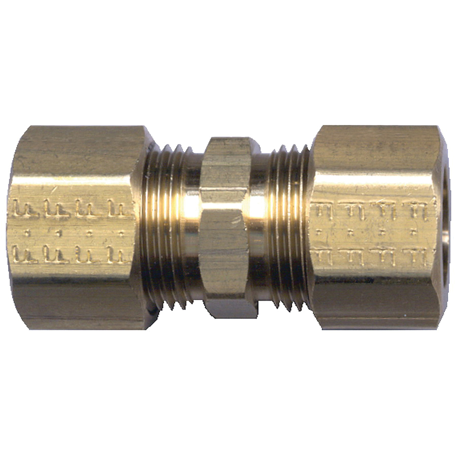 Fairview 62-10 Union Coupling, 1/2 in Nominal, Compression End Style, Brass