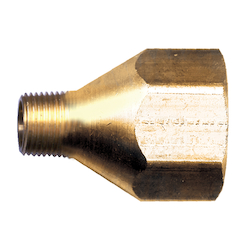 GAS-FLO® 2011-B Gas Coupling Adapter, 1/4 in Nominal, MNPT x Female POL End Style, Brass, Import