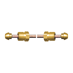 GAS-FLO® CP-2012 Pigtail, 1/4 in Nominal, Short Nose POL End Style, 12 in L, Copper, Import