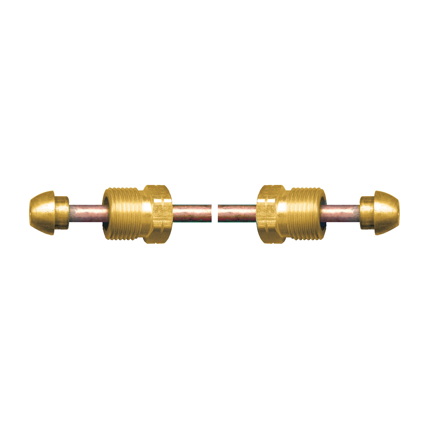 GAS-FLO® CP-2012 Pigtail, 1/4 in Nominal, Short Nose POL End Style, 12 in L, Copper, Import