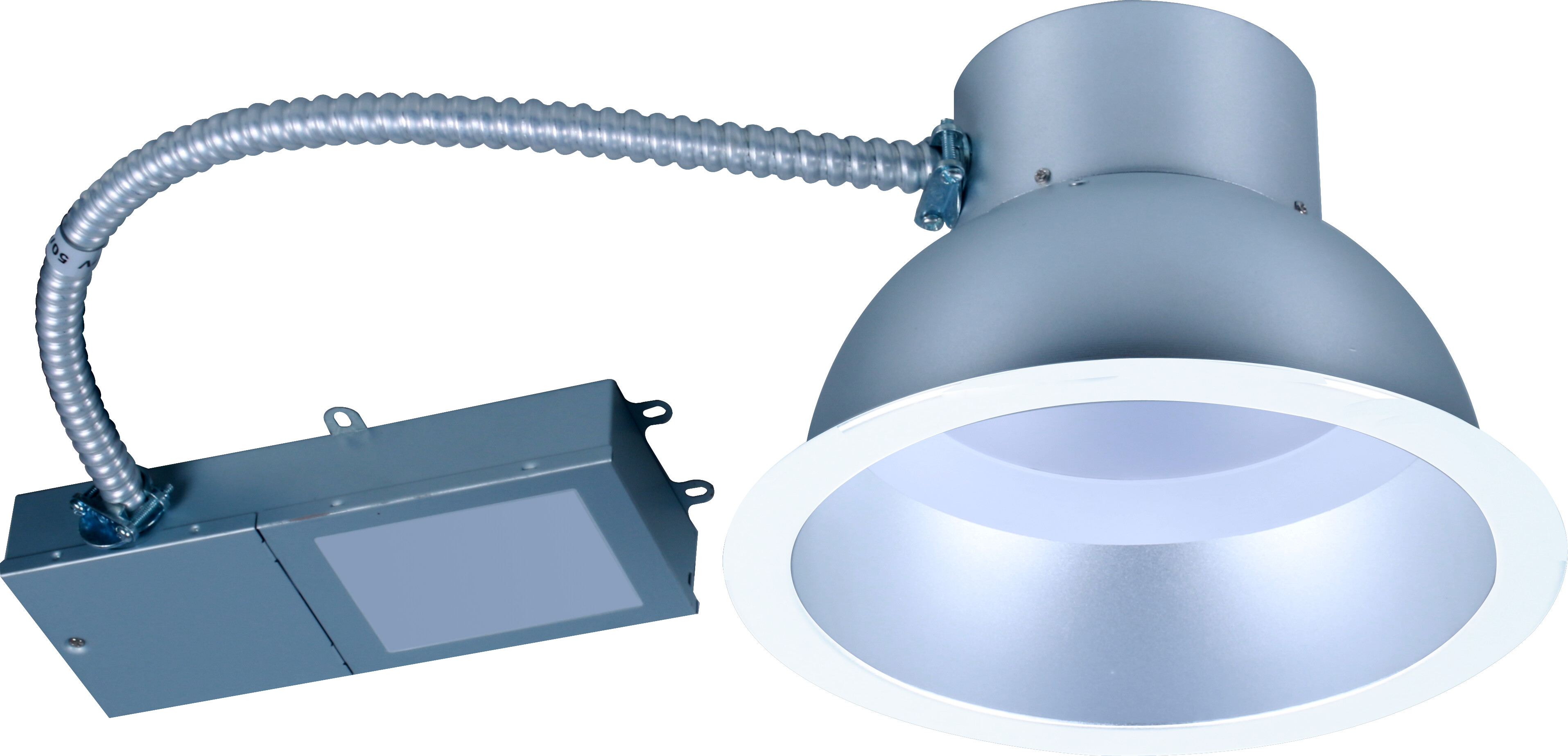 EIKO® CDR-8-33/85/840-SSW-DIM-U Dimmable Commercial Retrofit Downlight With White Trim, LED Lamp, 40 W Fixture, 100 to 277 VAC