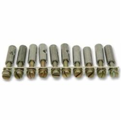 Weidmuller 0457000000 SAK Cross-Connector, 10 Poles, Tin Plated Copper, 0.236 in H x 3.035 in W x 0.807 in D
