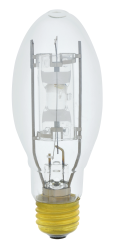 Sylvania METALARC® PRO-TECH® 64402 Universal HID Lamp, 150 W, E26 Medium Quartz Metal Halide Lamp, E17 Shape, 12900 Lumens Initial/6550 Lumens Mean