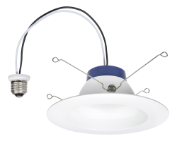 Sylvania 74402 RT5/6 Contractor Recessed Downlight Kit, LED Lamp, 120 VAC