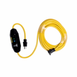 EATON Arrow Hart® GFI11M433 2-Pole 3-Wire Grounding Portable Watertight GFI In-Line Cord Set, 120 VAC, (3) 12 AWG, 25 ft L