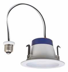 Sylvania 70521 RT4 Contractor Recessed Downlight Kit, LED Lamp, 120 VAC