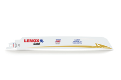 LENOX® TOOLS Gold® 210989114GR Reciprocating Saw Blade, 9 in L x 1 in W, 14 TPI, Bi-Metal Body