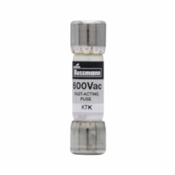 Bussmann Limitron™ KTK-3/4 Fast Acting Low Voltage Supplemental Fuse, 0.75 A, 600 VAC, 100 kAIC Interrupt, Class: Supplemental, Cartridge Body
