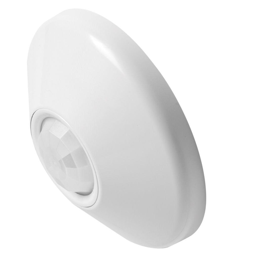 Sensor Switch™ CMR PDT 9 CM PDT Line Voltage Ceiling Mount Occupancy Sensor, 120/277 VAC, PDT Sensor, 12 ft Coverage, 360 deg Viewing, Ceiling/Flush Mount