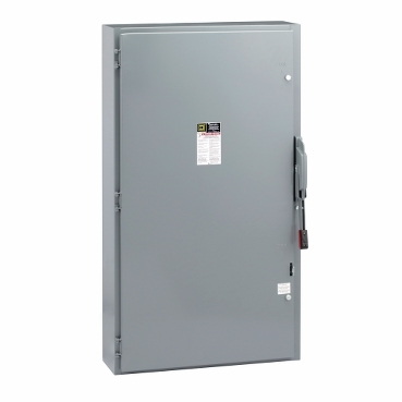 Schneider Electric CHU365 Heavy Duty Non-Fusible Single Throw Disconnect Switch, 600 VAC/VDC, 400 A, 50 hp, 350 hp, TPST Contact, 3 Poles
