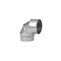 Imperial® GV0300 Adjustable Elbow, 7 in, 90 deg, 28 ga