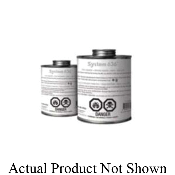 System 636® 196040 1-Step Low VOC FGV PVC Cement, 1 pt Container