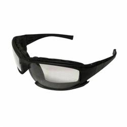 Jackson Safety* 25672 V50 Calico Lightweight Safety Glasses With Interchangeable Strap, Anti-Fog, Clear Lens, Black, Polycarbonate Frame, Polycarbonate Lens, ANSI Z87.1+2010, CSA Z94.3-2007, EN 166-2001