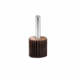 Merit® Grind-O-Flex™ 08834137375 MM-2010 High Performance Mandrel Mount Mini Coated Flap Wheel, 2 in Dia Wheel, 1 in W Face, 1/4 in Dia Shank, 320 Grit, Extra Fine Grade, Ceramic Alumina Abrasive