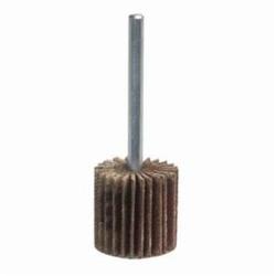 Merit® Grind-O-Flex™ 08834137383 High Performance Mini Small Diameter Coated Flap Wheel, 2 in Dia Wheel, 1-1/2 in W Face, 1/4 in Dia Shank, 180 Grit, Fine Grade, Ceramic Alumina Abrasive