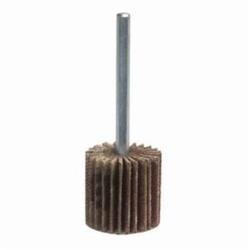 Merit® Grind-O-Flex™ 08834137408 High Performance Mini Small Diameter Coated Flap Wheel, 2-1/2 in Dia Wheel, 1 in W Face, 1/4 in Dia Shank, 40 Grit, Coarse Grade, Ceramic Alumina Abrasive