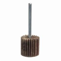 Merit® Grind-O-Flex™ 08834137413 High Performance Mini Small Diameter Coated Flap Wheel, 2-1/2 in Dia Wheel, 1 in W Face, 1/4 in Dia Shank, 180 Grit, Fine Grade, Ceramic Alumina Abrasive