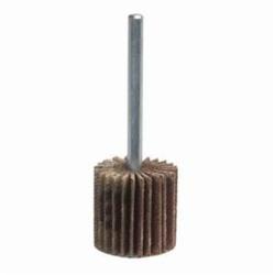 Merit® Grind-O-Flex™ 08834137415 High Performance Mini Small Diameter Coated Flap Wheel, 2-1/2 in Dia Wheel, 1 in W Face, 1/4 in Dia Shank, 320 Grit, Extra Fine Grade, Ceramic Alumina Abrasive