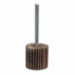 Merit® Grind-O-Flex™ 08834137420 High Performance Mini Small Diameter Coated Flap Wheel, 2-1/2 in Dia Wheel, 1-1/2 in W Face, 1/4 in Dia Shank, 60 Grit, Coarse Grade, Ceramic Alumina Abrasive