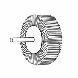 Merit® Grind-O-Flex™ 08834137552 MM-3436 Micro-Mini Coated Flap Wheel, 3/4 in Dia Wheel, 3/16 in W Face, 1/8 in Dia Shank, 120 Grit, Fine Grade, Aluminum Oxide Abrasive