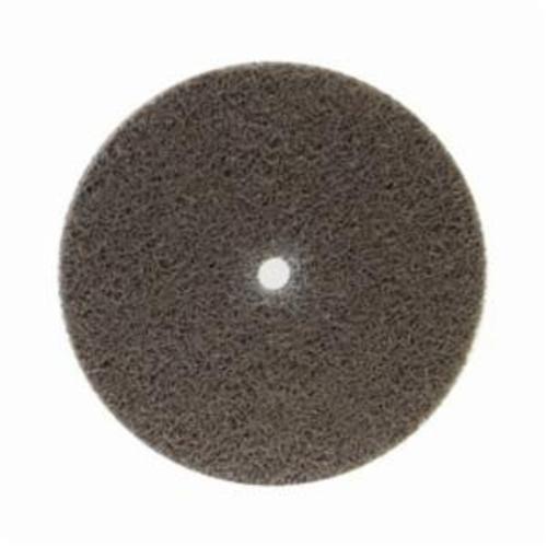 Norton® Bear-Tex® NEX™ Rapid Blend™ 66261014909 Non-Woven Unified Wheel, 3 in Dia, 1/4 in Center Hole, 1/4 in W Face, Medium Grade, Aluminum Oxide Abrasive