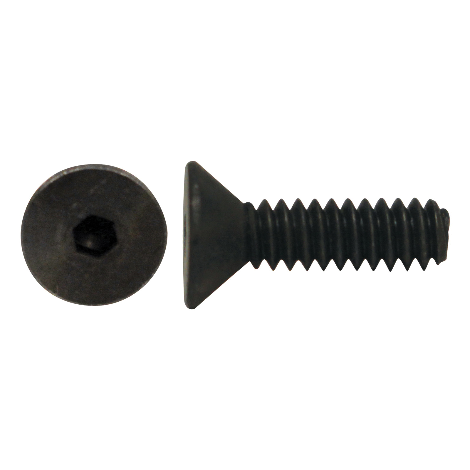 Paulin® Papco® 1374-309 Flat Fully Threaded Heat Treated Socket Head Cap Screw, 1/4-20, 1 in OAL, Alloy Steel