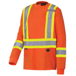 Shirt 100% Cotton Long Sleeve 4" Stripes - 2Xl