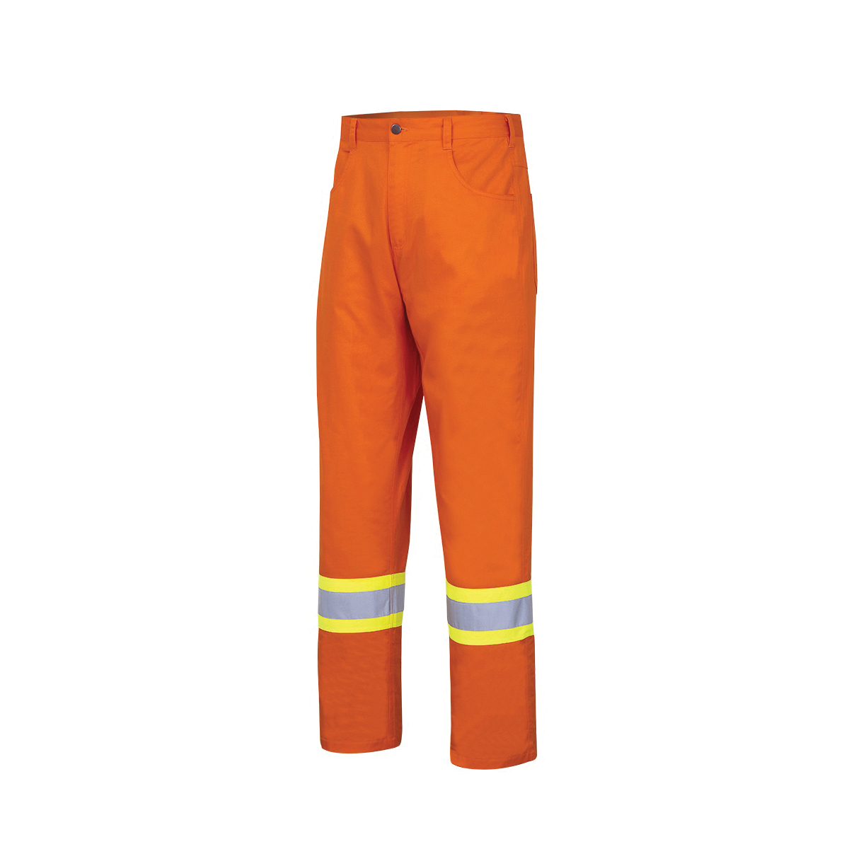 PIONEER® V2120610 Safety Pant, Hi-Viz Orange, Cotton