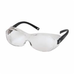 Pyramex® OTS® S3510SJ Lightweight Safety Eyewear, Scratch Resistant Clear Lens, Black Nylon Frame, Polycarbonate Lens, Specifications Met: ANSI Z87.1, AS/NZS 1337, CAN/CSA Z94.3-15, CE EN166, MIL-PRF 32432