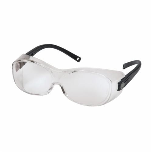 Pyramex® OTS® S3510SJ Lightweight Safety Eyewear, Scratch Resistant Clear Lens, Black Nylon Frame, Polycarbonate Lens, Specifications Met: ANSI Z87.1, AS/NZS 1337, CAN/CSA Z94.3-15, CE EN166, MIL-PRF 32432