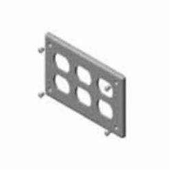 ROYAL® RDRC20-3 Triple Receptacle Cover Plate, 3 Gangs, PVC