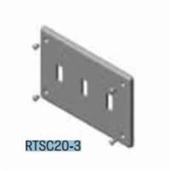 ROYAL® RTSC20-3 Cover Plate, 3 Gangs, PVC
