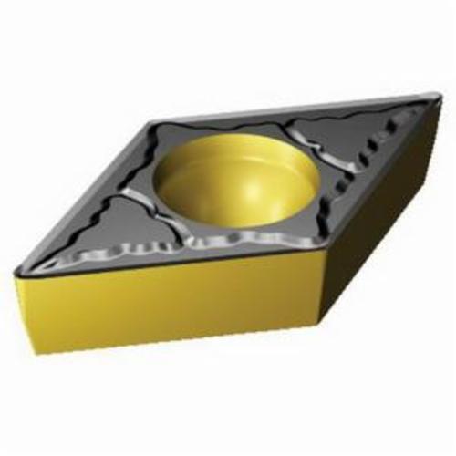 Sandvik Coromant 5730637 CoroTurn® 107 Turning Insert, ANSI Code: DCMT 3(2.5)1-PM 4225, DCMT Insert, Material Grade: P, 3(2.5)1 Insert, Diamond Shape, 11 Seat, Positive Rake, Neutral Cutting, For Use On Steel, Carbide, Manufacturer's Grade: 4225