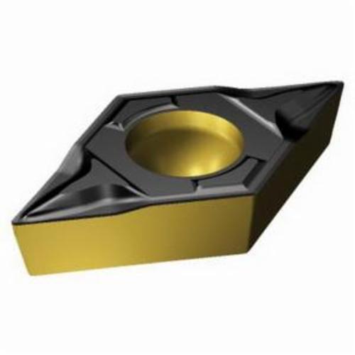 Sandvik Coromant 5730538 CoroTurn® 107 Turning Insert, ANSI Code: DCMT 2(1.5)1-PF 4225, DCMT Insert, Material Grade: P, 2(1.5)1 Insert, Diamond Shape, 07 Seat, Positive Rake, Neutral Cutting, For Use On Steel, Carbide, Manufacturer's Grade: 4225