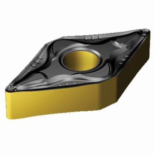 Sandvik Coromant 5730885 T-Max® P Turning Insert, ANSI Code: DNMG 331-PM 4235, DNMG Insert, Material Grade: K, M, P, 331 Insert, Rhombic Shape, 11 Seat, Negative Rake, Neutral Cutting, For Use On Cast Iron, Stainless Steel and Steel, Carbide