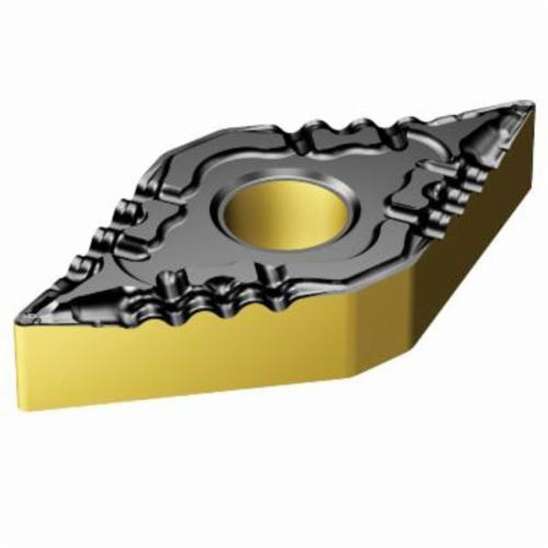 Sandvik Coromant 6433969 T-Max® P Turning Insert, ANSI Code: DNMG 431-PF 4325, DNMG Insert, Material Grade: K, P, 431 Insert, Rhombic Shape, 15 Seat, Negative Rake, Neutral Cutting, For Use On Cast Iron and Steel, Carbide, Manufacturer's Grade: 4325