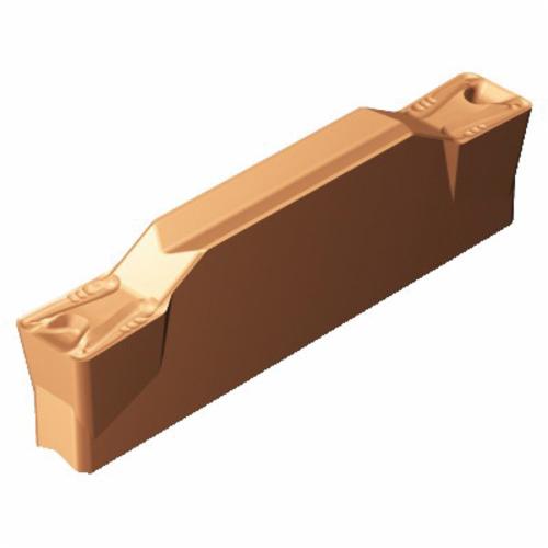 Sandvik Coromant 5736101 CoroCut® 1-2 Turning Insert, N123x2-TM Insert, Material Grade: K, M, N, P, S, G2 Insert, G Seat, Positive Rake, Neutral Cutting, For Use On Cast Iron, Heat-Resistant Materials, Non-Ferrous Metals, Stainless Steel and Steel, Carbide