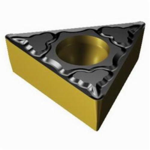 Sandvik Coromant 5752729 CoroTurn® 107 Turning Insert, ANSI Code: TCMT 1.8(1.5)2-PM 4225, TCMT Insert, Material Grade: K, P, 1.8(1.5)2 Insert, Triangular Shape, 09 Seat, Positive Rake, Neutral Cutting, For Use On Cast Iron and Steel, Carbide
