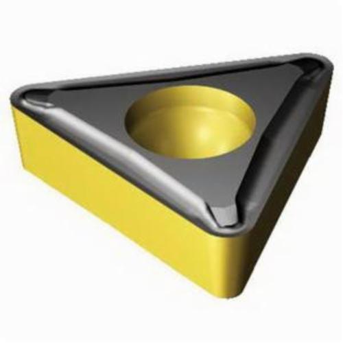 Sandvik Coromant 5752634 CoroTurn® 107 Turning Insert, ANSI Code: TCMT 3(2.5)2-UF 4215, TCMT Insert, Material Grade: K, M, P, 3(2.5)2 Insert, Triangular Shape, 16 Seat, Positive Rake, Neutral Cutting, For Use On Cast Iron, Stainless Steel and Steel