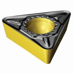 Sandvik Coromant 6434048 CoroTurn® 111 1-Sided Basic Shape Turning Insert, ANSI Code: TPMT 3(2.5)1-PM 4325, TPMT Insert, Material Grade: K, P, 3(2.5)1 Insert, Triangular Shape, 16 Seat, Positive Rake, Neutral Cutting, For Use On Cast Iron and Steel