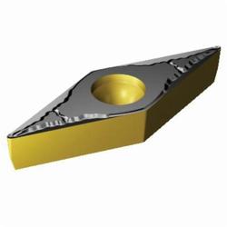 Sandvik Coromant 6533130 CoroTurn® 107 1-Sided Basic Shape Turning Insert, ANSI Code: VBMT 331-PM 4315, VBMT Insert, Material Grade: K, P, 331 Insert, Diamond Shape, 16 Seat, Positive Rake, Neutral Cutting, For Use On Cast Iron and Steel, Carbide