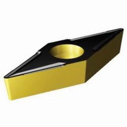 Sandvik Coromant 5755839 CoroTurn® 107 1-Sided Basic Shape Turning Insert, ANSI Code: VBMT 332-UR 4225, VBMT Insert, Material Grade: K, P, 332 Insert, Diamond Shape, 16 Seat, Positive Rake, Neutral Cutting, For Use On Cast Iron and Steel, Carbide