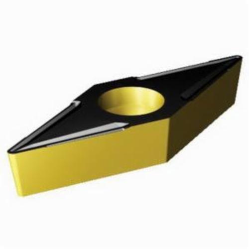Sandvik Coromant 5755839 CoroTurn® 107 1-Sided Basic Shape Turning Insert, ANSI Code: VBMT 332-UR 4225, VBMT Insert, Material Grade: K, P, 332 Insert, Diamond Shape, 16 Seat, Positive Rake, Neutral Cutting, For Use On Cast Iron and Steel, Carbide