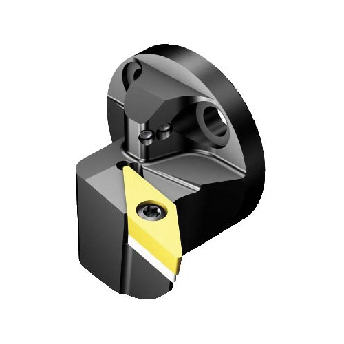 Sandvik Coromant 5764417 CoroTurn® 107 Cutting Unit Head With Internal Coolant, 32 mm System, 32 mm L Head/Projection, Right Hand Cutting, Insert Compatibility: VBMT 160408, 35.8 mm OAL, Internal
