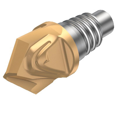 Sandvik Coromant 6056206 CoroMill® 316 Exchangeable Medium Length Milling Head, ANSI Code: A316-12CM210-05045G 1030, A316..CM2..G Milling Tip Style, Chamfer Mill Milling Tip, Solid Carbide, Manufacturer's Grade: 1030, 2 Flutes, Material Grade: K, M, P, S