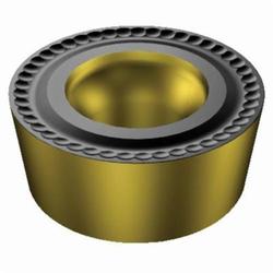 Sandvik Coromant 5740611 CoroTurn® 107 1-Sided Basic Shape Turning Insert, ANSI Code: RCMT 43 M0 4235, RCMT Insert, Material Grade: K, M, P, 43M0 Insert, Round Shape, 12 Seat, Positive Rake, Neutral Cutting, For Use On Cast Iron, Stainless Steel and Steel