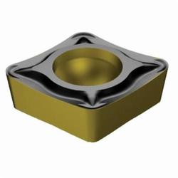 Sandvik Coromant 6434140 CoroTurn® 107 Turning Insert, ANSI Code: CCMT 3(2.5)1-UM 4325, CCMT Insert, Material Grade: K, P, 3(2.5)1 Insert, Diamond Shape, 09 Seat, Positive Rake, Neutral Cutting, For Use On Cast Iron and Steel, Carbide