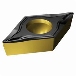 Sandvik Coromant 6434148 CoroTurn® 107 Turning Insert, ANSI Code: DCMT 3(2.5)2-UM 4325, DCMT Insert, Material Grade: K, P, 3(2.5)2 Insert, Diamond Shape, 11 Seat, Positive Rake, Neutral Cutting, For Use On Cast Iron and Steel, Carbide