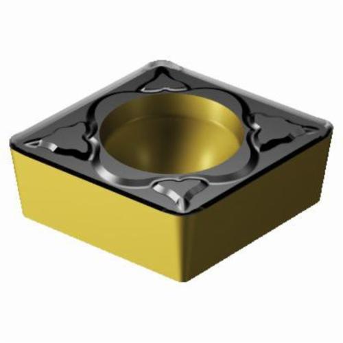 Sandvik Coromant 5724157 CoroTurn® 107 Turning Insert, ANSI Code: CCMT 3(2.5)1-PM 4235, CCMT Insert, Material Grade: M, P, 3(2.5)1 Insert, Diamond Shape, 09 Seat, Positive Rake, Neutral Cutting, For Use On Stainless Steel and Steel, Carbide